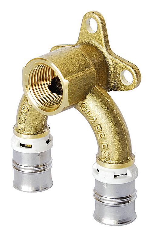 Fränkische Doppelwandwinkel Alpex F50 Profi 26mm x 1/2'' IG x 26mm 86926750 - Bild 1