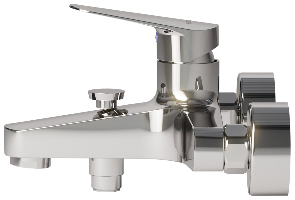 VIGOUR Einhand-AP-Badebatterie one verchromt ohne Brausegarnitur - Bild 3