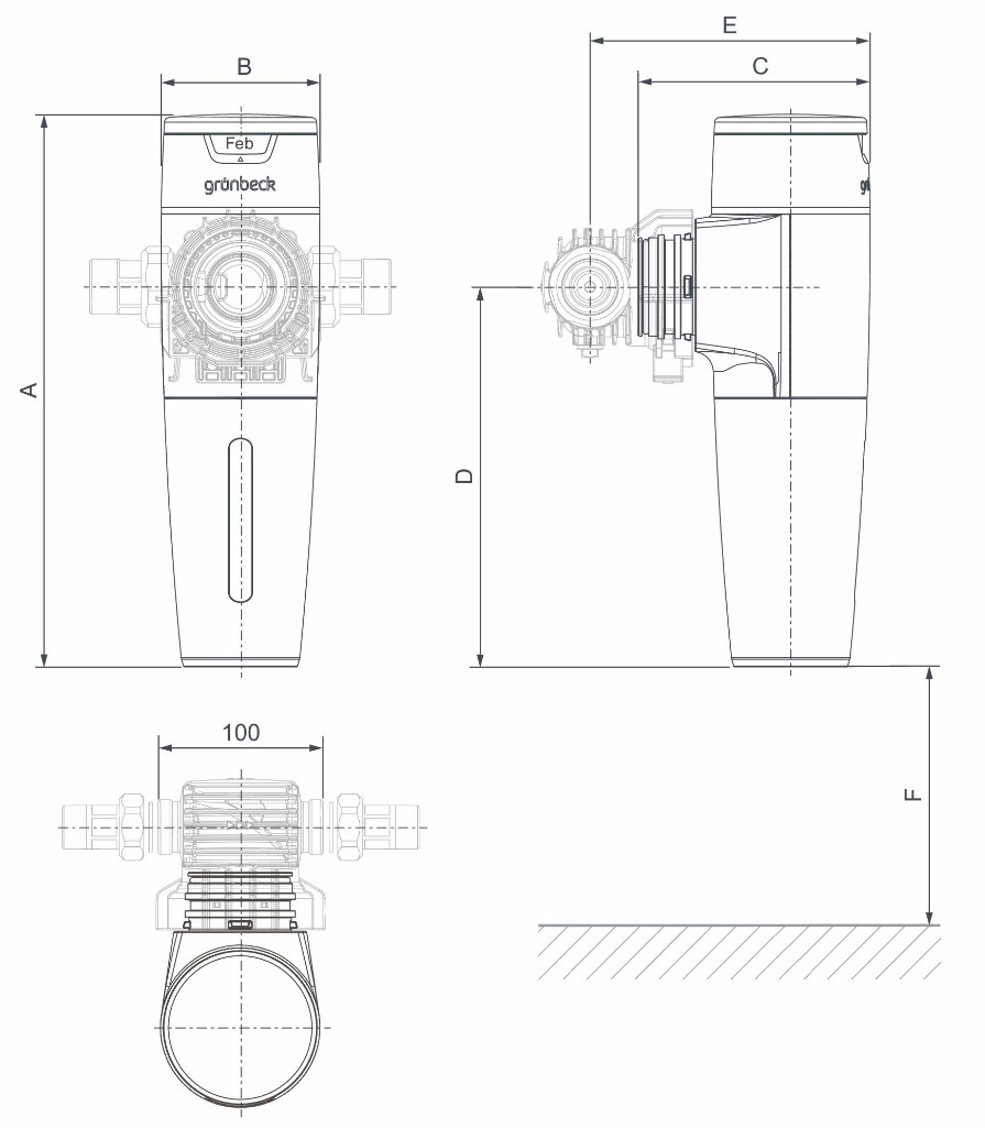 Grünbeck Feinfilter pureliQ:KX 101000010000, für cliQlock Modulsystem - Bild 2