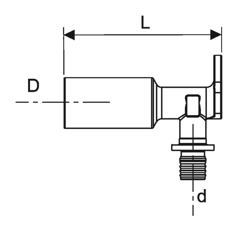 TECEprofil System-Wandscheibe lang TECEflex 16x1/2'' aus Rotguss 9021021 - Bild 3