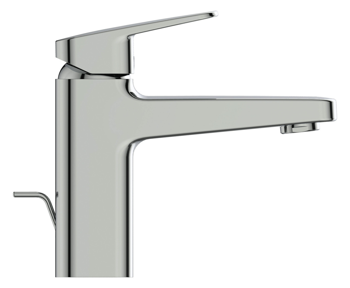 Ideal Standard Ceraplan Waschtischarmatur H90 Chrom mit Zugknopf-Ablaufgarnitur BD227AA - Bild 2