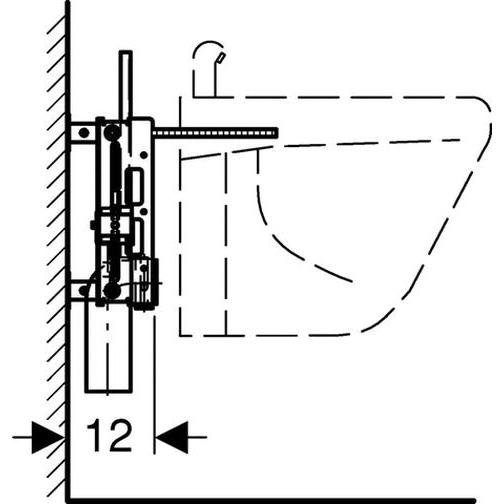 Geberit Kombifix Wand-Bidet Einlocharmatur 457.530.00.1 - Bild 4