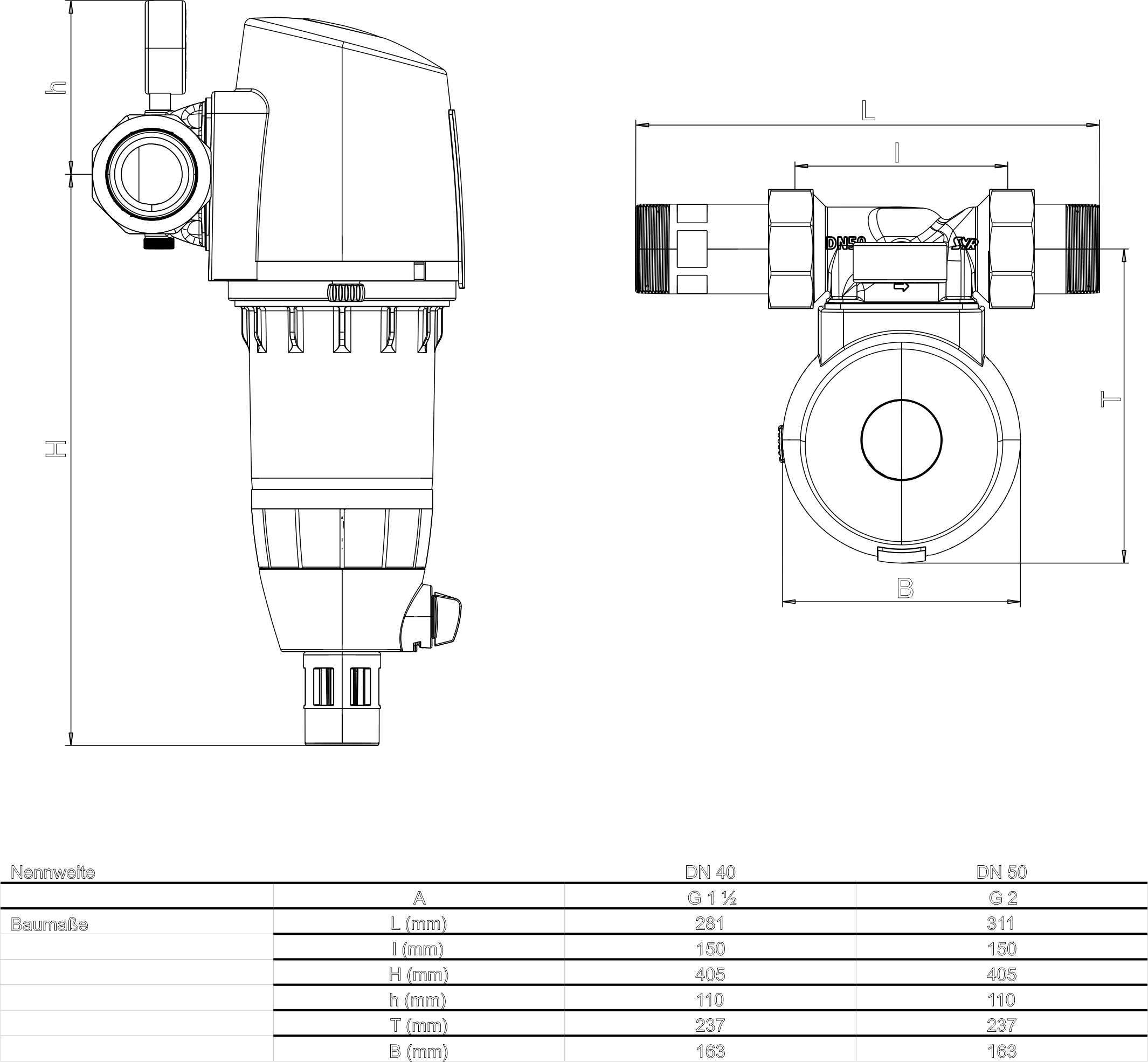 SYR Hauswasserstation 2000 Plus max DN 40 11/2" 200.04.008