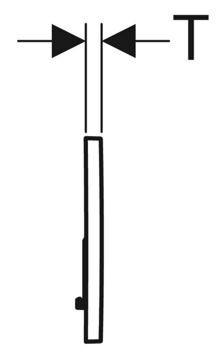 Geberit Sigma01 Betätigungsplatte 2-Mengen-Spülung mattchrom-lackiert 115.770.JQ.5 - Bild 4