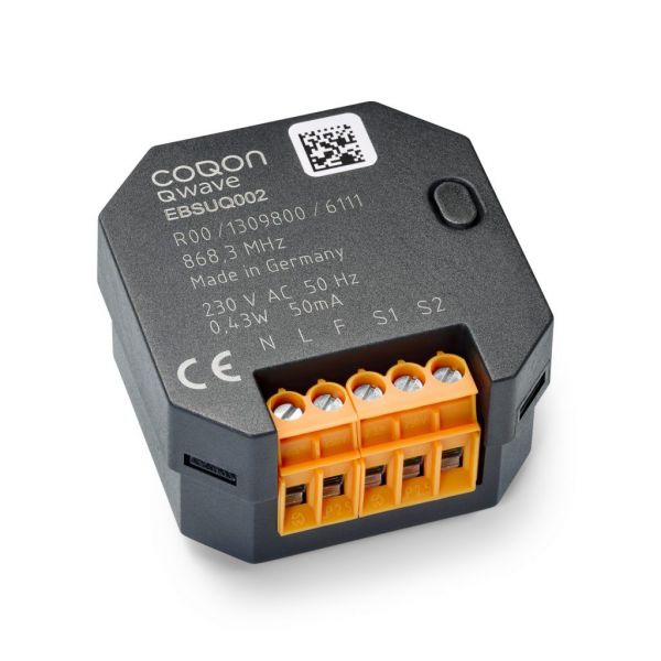 COQON Unterputz-Einbausender 2-fach 230V, 4-Kanal für Schalter zu verwenden EBSUQ002 - Bild 1
