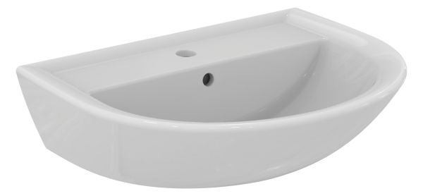 Ideal Standard Waschtisch Eurovit 60x47cm weiß, mit Überlauf und Hahnloch W332301 - Bild 1