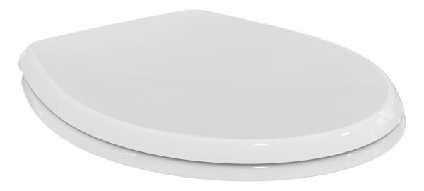 Ideal Standard WC-Sitz Eurovit rund weiß ohne Absenkautomatik W302601 - Bild 1