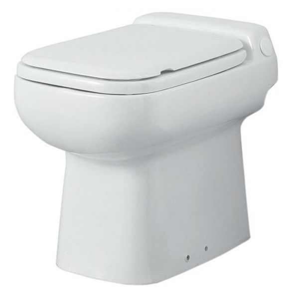 SFA Sanicompact Luxe Kompakt-Stand-WC weiß mit integrierter Hebeanlage und  WC-Sitz 0004