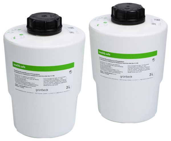 Grünbeck Mineralstofflösung exaliQ safe 2x 3 Liter Flasche 114032 (Nachfolger EXADOS-rot/grün ST) - Bild 1