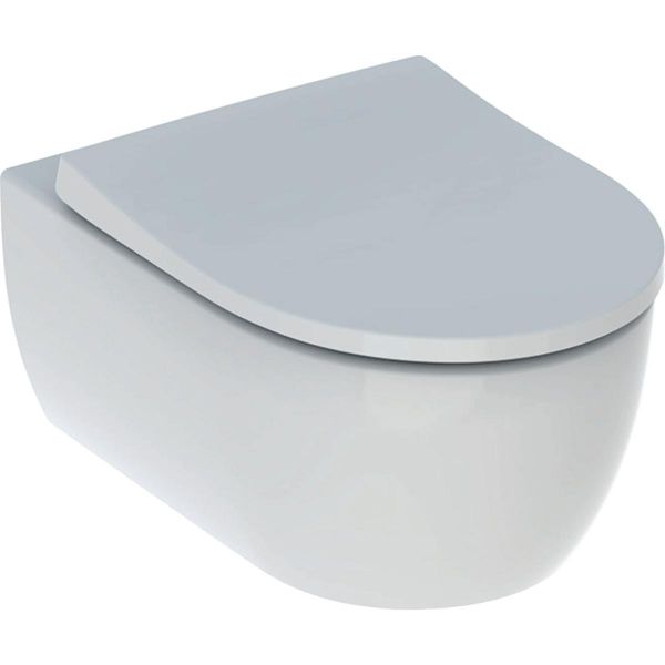 Geberit iCon Set Wand-WC mit WC-Sitz, Rimfree Tiefspüler, geschlossene Form, weiß 500.784.01.1 - Bild 1