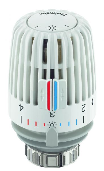 Heimeier Thermostat-Kopf K weiß, mit Nullstellung 7000-00.500 - Bild 1
