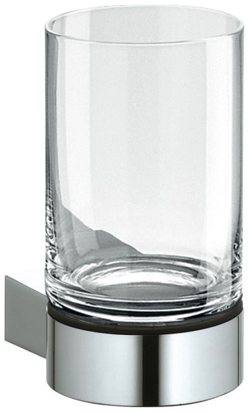 Keuco Glashalter Plan 14950, komplett mit Echtkristall-Glas, verchromt 14950019000 - Bild 1