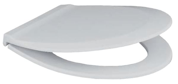 SANIT WC-Sitz 6000 weiß-alpin Thermoplast unzerbrechlich mit Edelstahlscharnieren 56.014.01..0000 - Bild 1