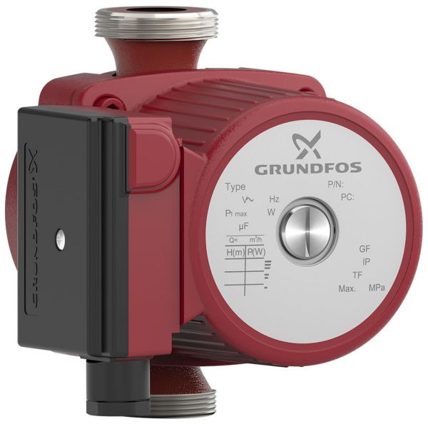GRUNDFOS Zirkulationspumpe UP 20-45 N 150mm, Edelstahl, 1x230V, G 1 1/4, 99255562 - Bild 1