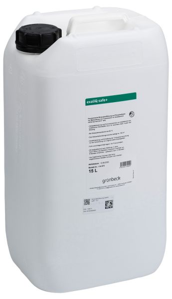 Grünbeck Mineralstofflösung exaliQ safe+ 15 Liter Kanister 114073 (Nachfolger EXADOS-grün/light) - Bild 1