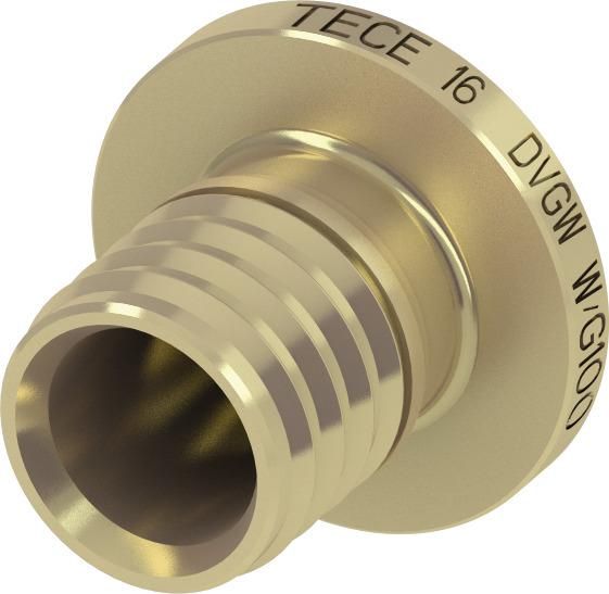 TECEflex Endstopfen 16 mm Messing 765116 - Bild 1