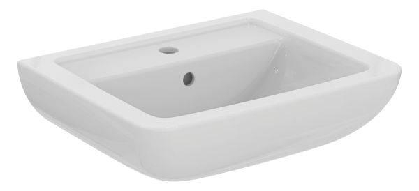 Ideal Standard Waschtisch Eurovit Plus 55x44cm weiß mit Überlauf und Hahnloch K284701 - Bild 1