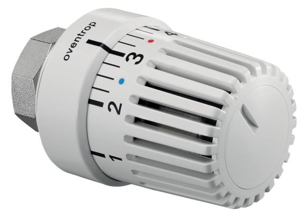 Oventrop Thermostat Uni L weiß 7-28 Grad M30x1,0 mit Nullstellung 1011401 - Bild 1