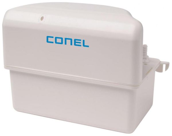 CONEL Kondensatpumpe FLOW mit 6m Schlauch, Schlauchübergang DN 50x8, Zulaufadapter - Bild 1