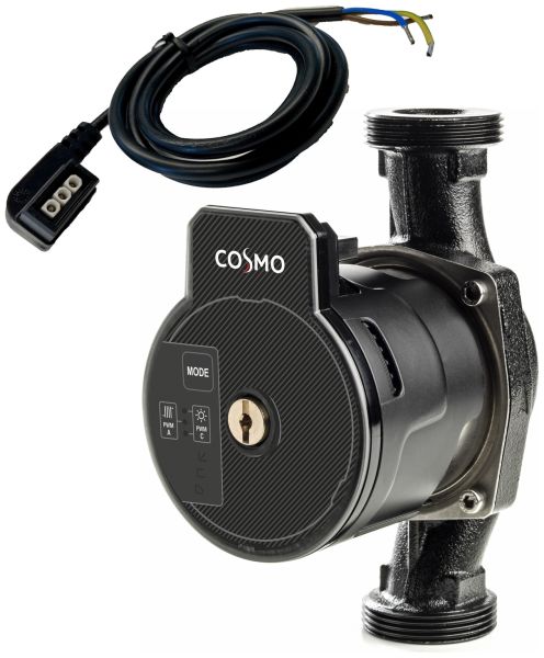 COSMO Hybridpumpe CP-HY 25-75 BL 180mm mit Netzkabel, für Heizung und Solar - Bild 1