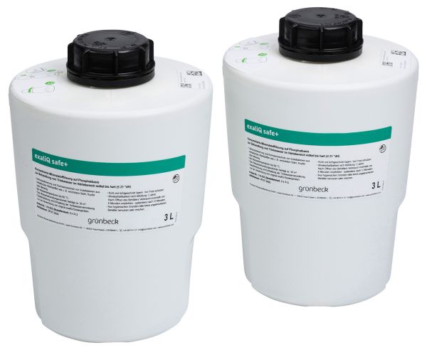 Grünbeck Mineralstofflösung exaliQ safe+ 2x 3 Liter Flasche 114033 (Nachfolger EXADOS-grün/light) - Bild 1