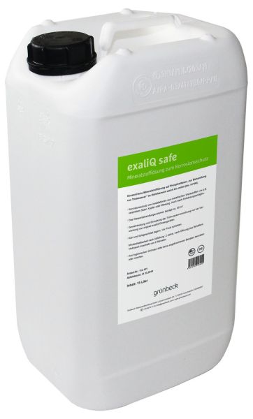 Grünbeck Mineralstofflösung exaliQ safe 15 Liter Kanister 114072 (Nachfolger EXADOS-rot/grün ST) - Bild 1