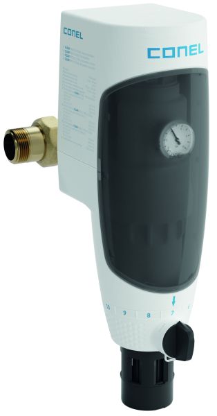 CONEL Hauswasserstation CLEAR PRO RD 1'' Rückspülfilter mit Druckminderer und Einbaudrehflansch - Bild 1