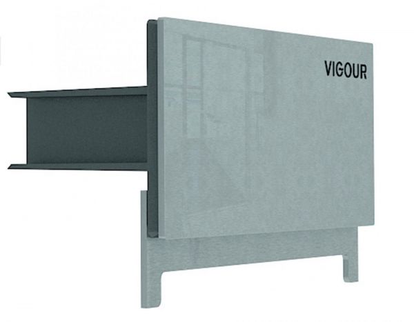 VIGOUR Designset individual 3.0 Edelstahl matt, für Duschablaufelement, ohne Rahmen - Bild 1