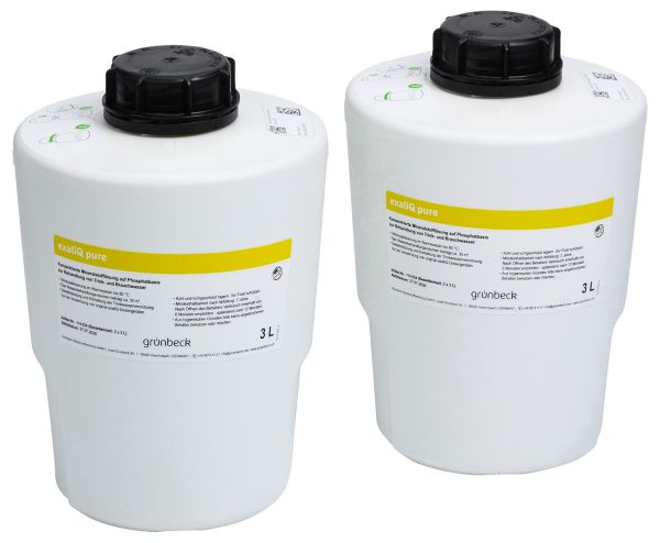 Grünbeck Mineralstofflösung exaliQ pure 2x 3 Liter Flasche 114034 (Nachfolger EXADOS-gelb) - Bild 1