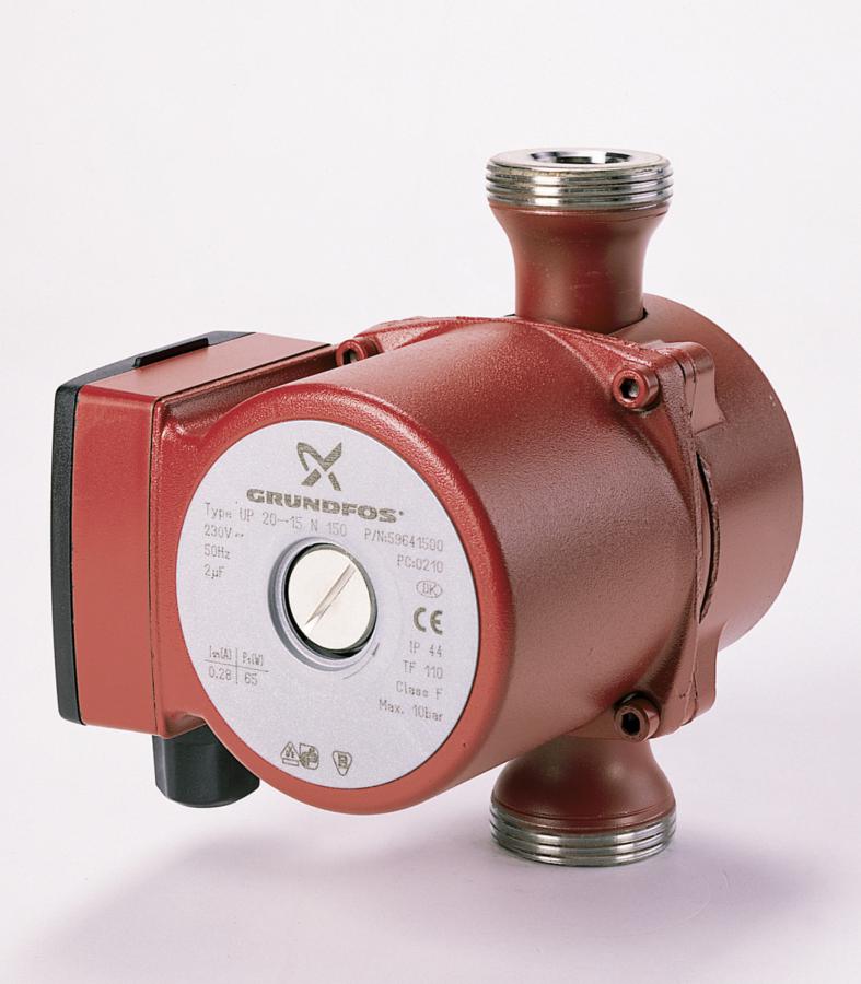 Grundfos UPS Umwalzpumpe 25-60N Edelstahl Rp 1, G 11/2, BL 180 mm ...